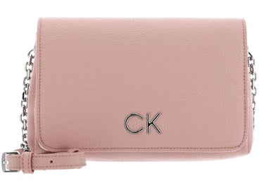 Calvin Klein Damen Tasche Re-Lock Shoulder Bag Flap Klein, Rosa (Cafe Au Lait), Einheitsgröße im Sale